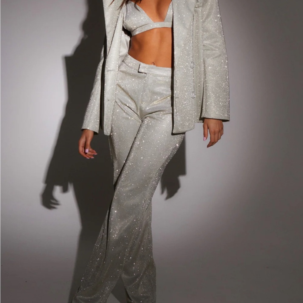 SLA the Label Gold Santorini Trousers